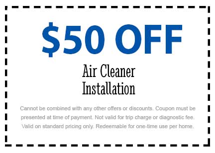 Discount on Air Cleaner Installation